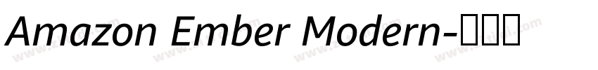 Amazon Ember Modern字体转换